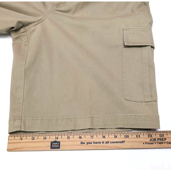 TravelSmith Walking Bermuda Cargo Shorts Womens Size L Khaki Tan Travel Smith - Picture 13 of 13